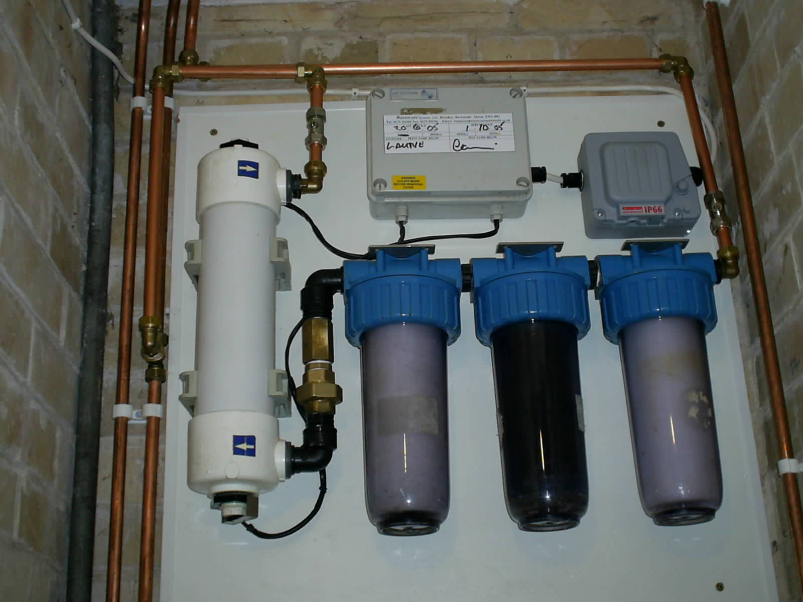 Lamare services water filtration instalation